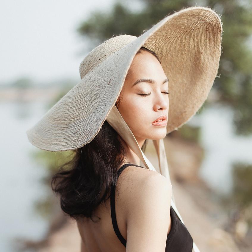 Lola Wide Brim Jute Straw Hat